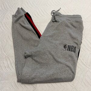 NBA Women’s Grey Jogger Sweatpants. Size L